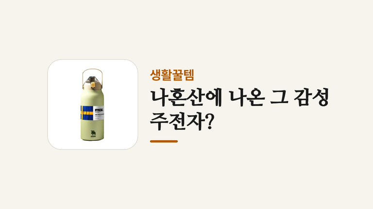 나혼산에 나온 그 감성 주전자