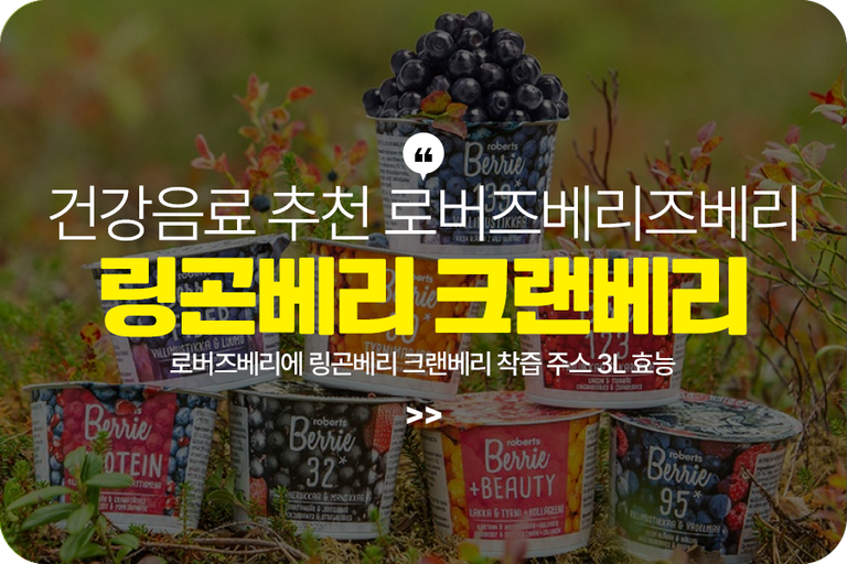 로버즈베리에 링곤베리 크랜베리 착즙 주스 3L 효능