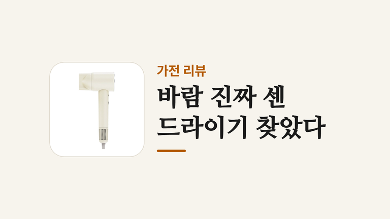 바람 진짜 센 / 드라이기 찾았다