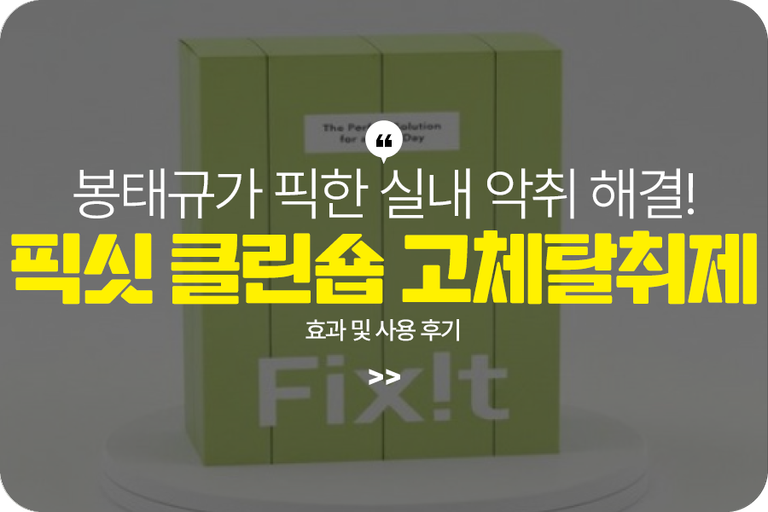 픽싯 클린솝 룸데오도란트 고체 탈취제 230g